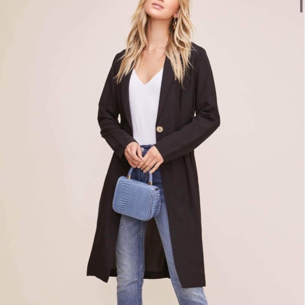 NWT Astr the Label Reede Linen Blend Jacket
